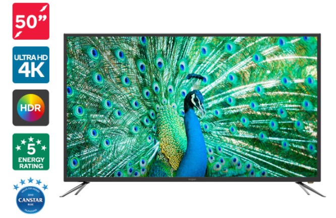 Kogan 50″ 4K HDR LED TV (Series 8 JU8100) $389 + Delivery (Was $539)