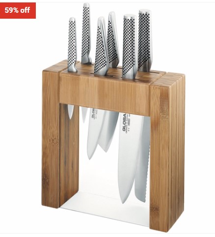 59% OFF Global Knives Ikasu Knife Block Set $349 (RRP$859)