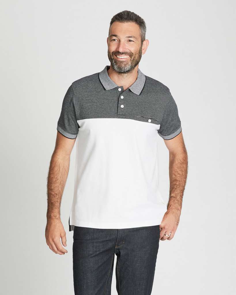 Panel Pique Polo $20.00