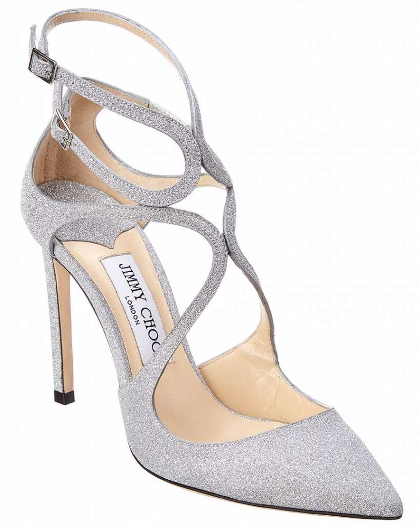 Jimmy Choo Lancer 100 Glitter Pump $701
