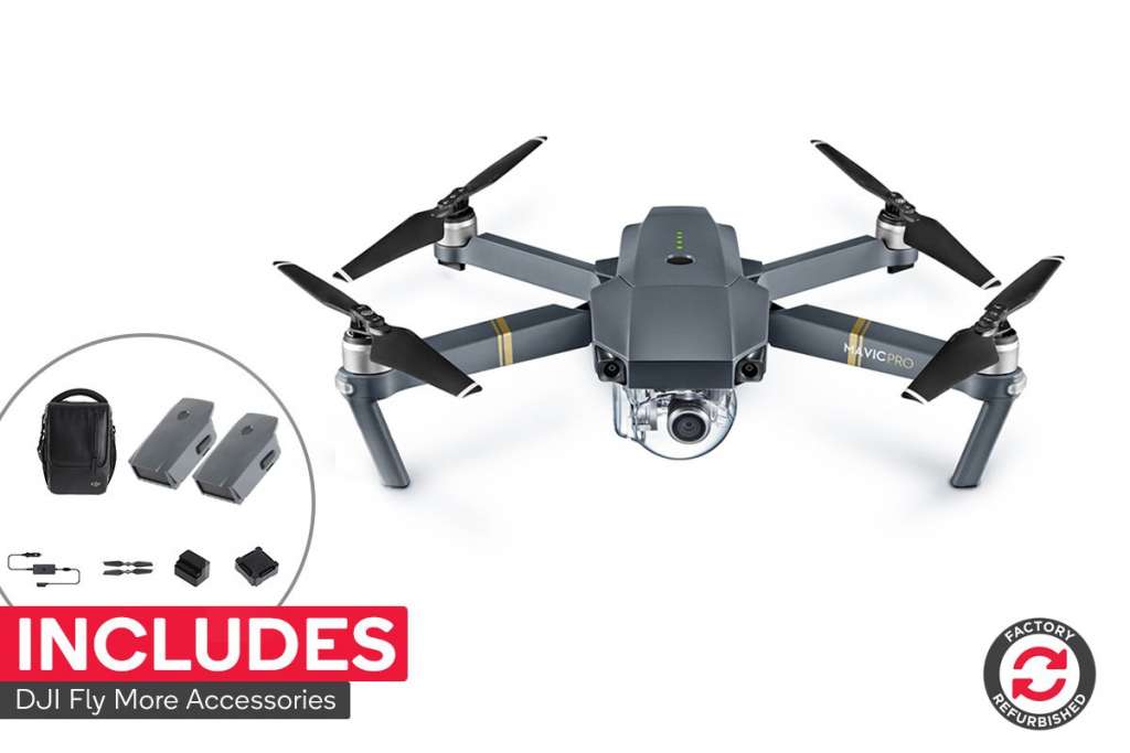 Mavic Pro Drone Fly More Combo – Official DJI Refurbished $1,399