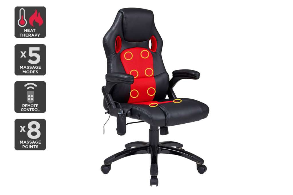 Ergolux 8 Point Massage Racing Chair $179