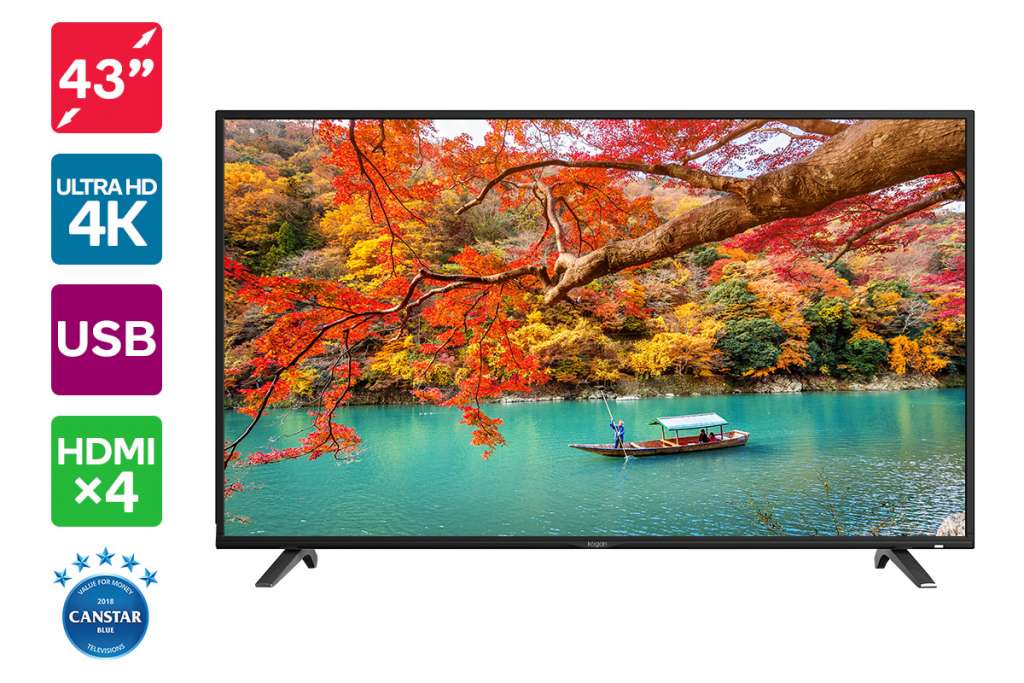 Kogan 43″ 4K LED TV $299