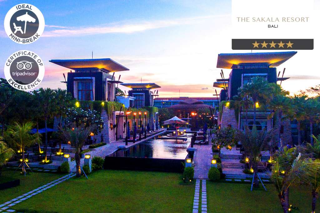BALI: 5 Nights at The Sakala Resort, Nusa Dua (Deluxe Suite) for Two