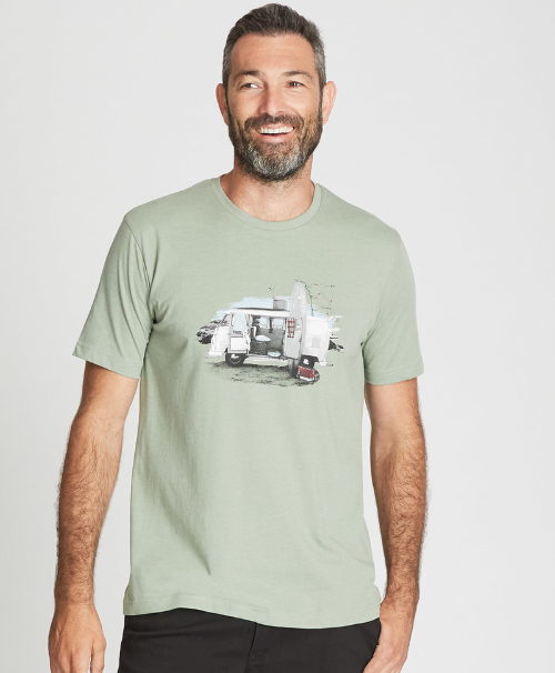 50% OFF Van Print Tee $12.50 (Was$24.99)