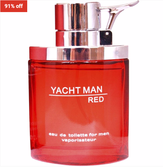 91% OFF Myrurgia Yacht Man Red EDT 3.4oz/100ml $6 (RRP$64)