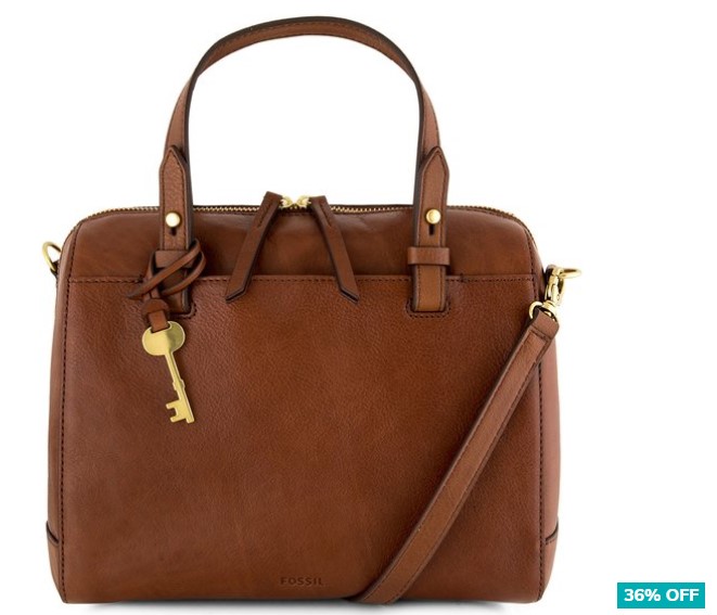 36% OFF Fossil Rachel Leather Satchel – Brown $189 (Don’t pay $299)
