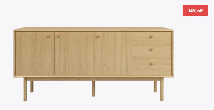 14% OFF Kaneko Sideboard Now $939 (RRP$1099)