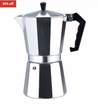 35% OFF Italian Kitchen Aluminium Classic Aluminium Espresso Maker 3 Cup $20 (RRP$30.95)