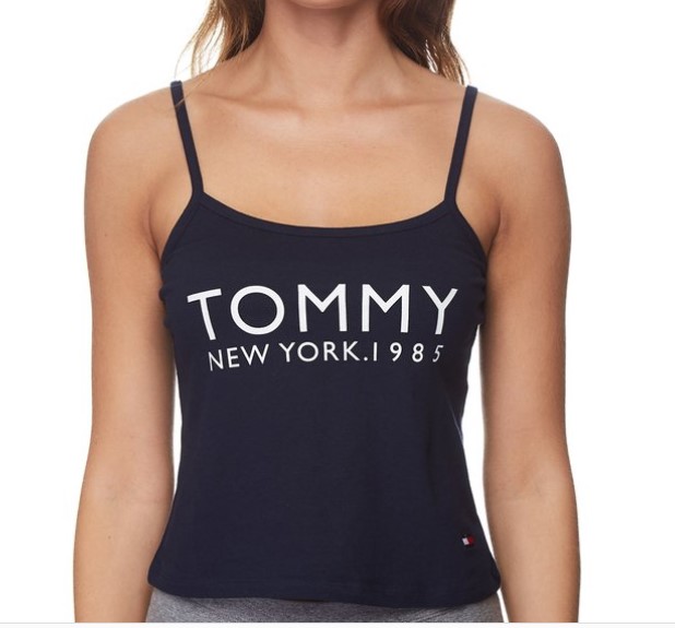 Tommy Hilfiger Women’s Tommy Cami Singlet – Navy Blazer $34.99