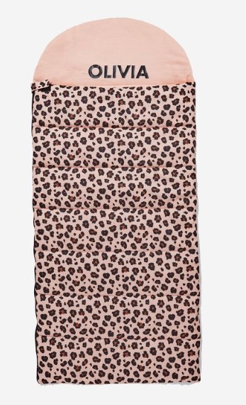 Cotton On Kids Personalised Leopard Sleeping Bag $54.99