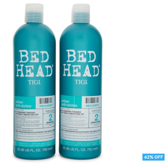 62% OFF TIGI Bed Head Recovery Shampoo & Conditioner Pack 750mL $28 (Retails $74)