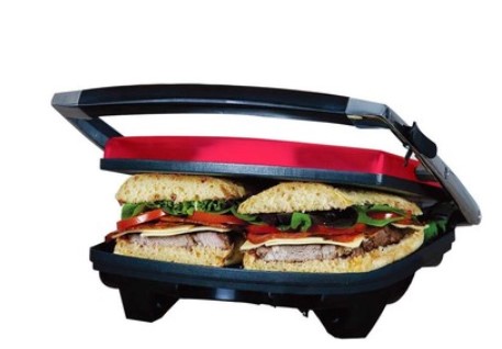 SMITH & NOBEL 4 Slice Snack Maker Red $39.95 (REG: $79.95)