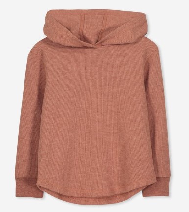 Cotton On Kids Hooded Long Sleeve Waffle Tee $19.99