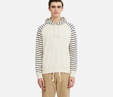 MEN J.W.Anderson Long Sleeve Hooded Sweatshirt AU$59.90