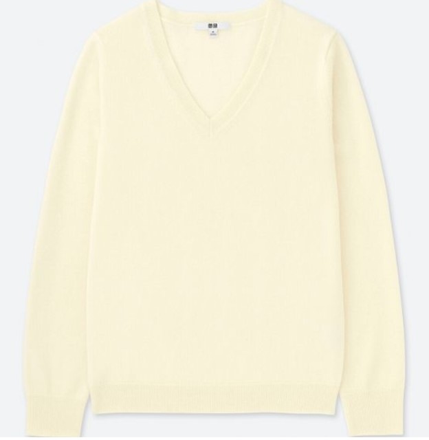 WOMEN Cashmere V Neck Sweater AU$129.90