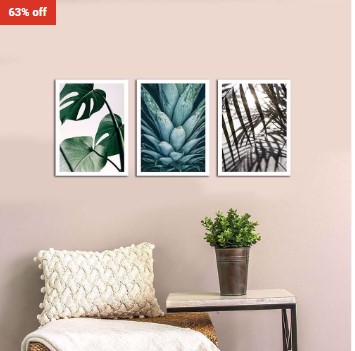 63% OFF Onno Decorative Mdf Painting (3 Pieces) Multicolor $38 (RRP$102)