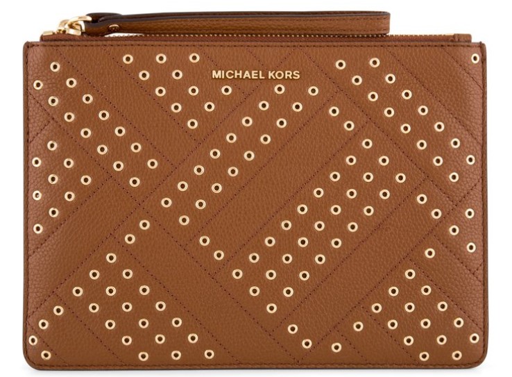 Michael Kors Jet Set Travel XL Zip Clutch – Luggage $139