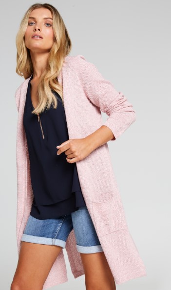 AURORA LONGLINE CARDI $35.97 (RRP$59.95)