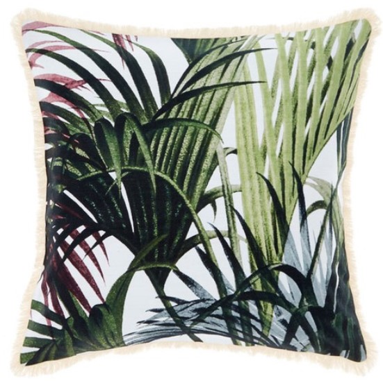 20% OFF Green Fontana Cotton Cushion   by Linen House $39.95 (RRP:$49.95)