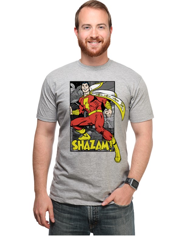 Shazam Comic T-Shirt $21.99