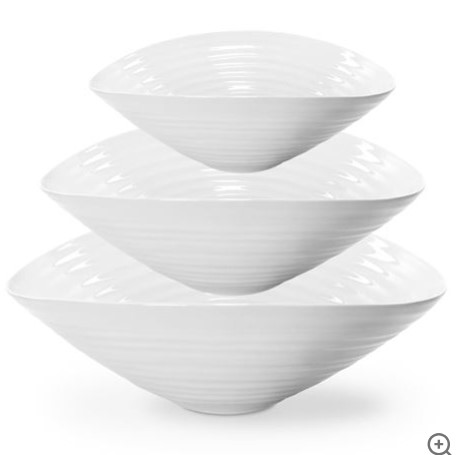 Portmeirion Sophie Conran Salad Bowl Set 3pce $99.00 (RRP:$313.00)