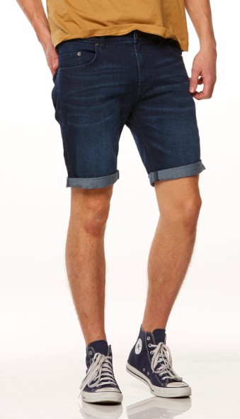 RIDERS BY LEE SHORT BLUE REMENANT $55.96 (RRP$79.95)