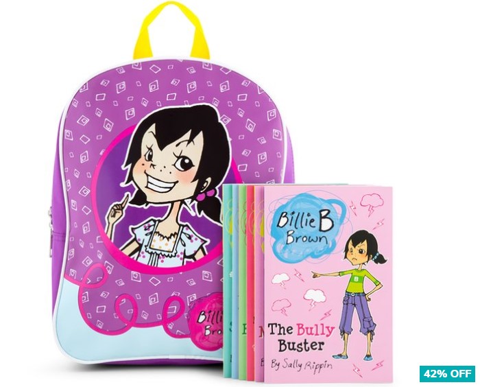 42% OFF Billie B Brown Best-Ever Backpack w/ 6 Books $19.99 (Don’t pay $34.95)