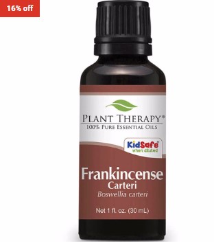 16% OFF Plant Therapy Frankincense Carteri Essential Oil 1oz/30ml $42 (RRP$50)