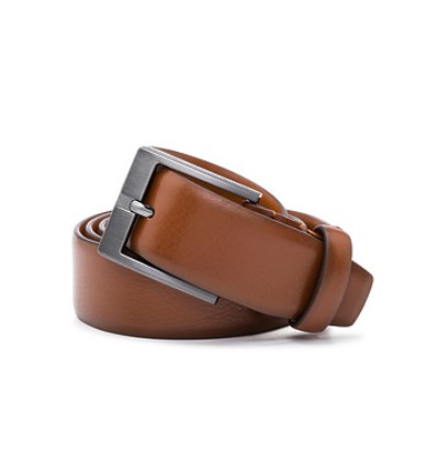 VAN HEUSEN COMMUTER BELT TAN PEBBLE TEXTURE $49.95