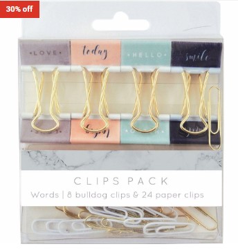 30% OFF Kaiser Style Clips Pack – Words $3.50 (RRP$5)