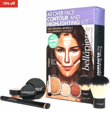 75% OFF Bellapierre All Over Face Contour And Highlighting Kit – Medium $19 (RRP$74.99)