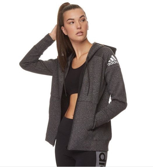 Adidas Women’s Stadium Hoodie – Stadium Heather/Black $59.99