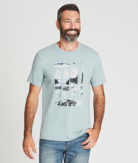 50% OFF Boards Printed Tee $12.50 (Was$24.99)