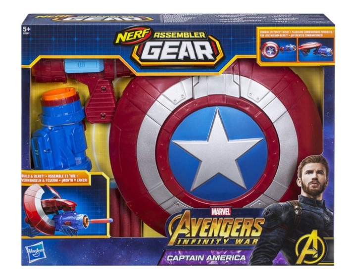 NERF Assembler Gear Avengers Infinity War Captain America $19.99