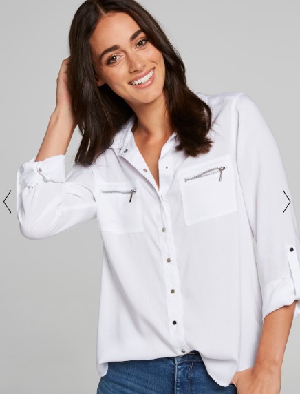 KARLA BUTTON THRU SHIRT $48.96 (RRP $69.95)