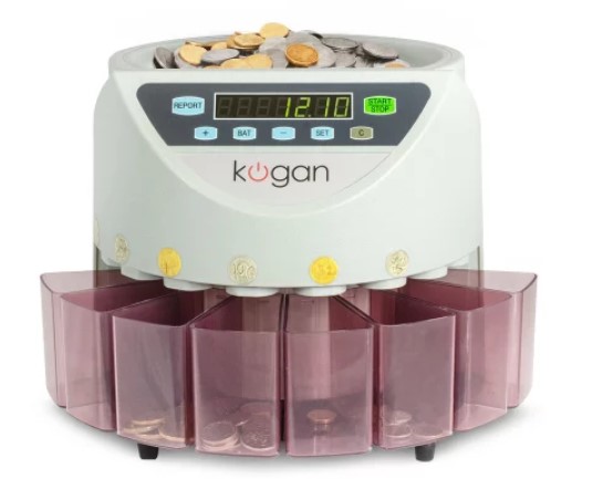 30% OFF Kogan Coin Sorter & Counter $139 (Was $199)