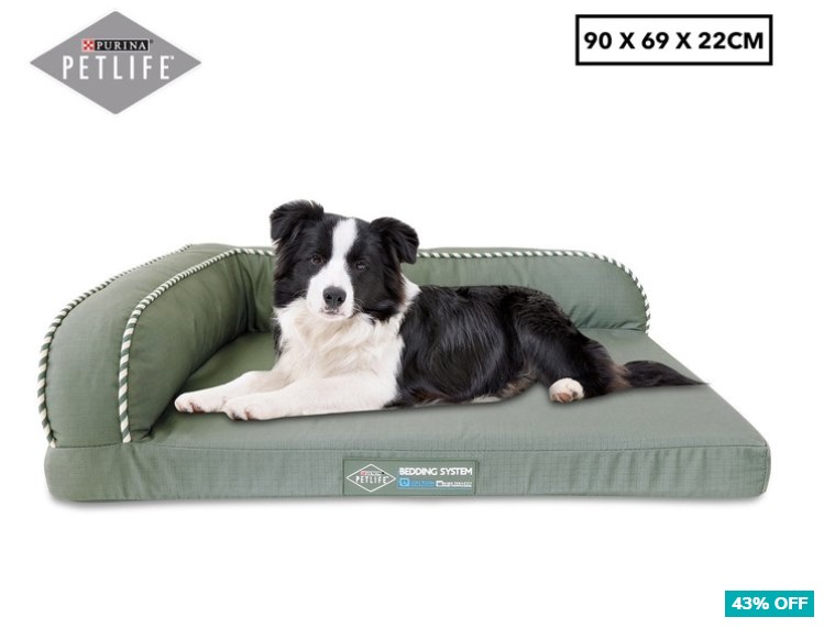 43% OFF PetLife Ultra Tough Corner Sofa Pet Bed – Medium $19.99 (Don’t pay $49.95)