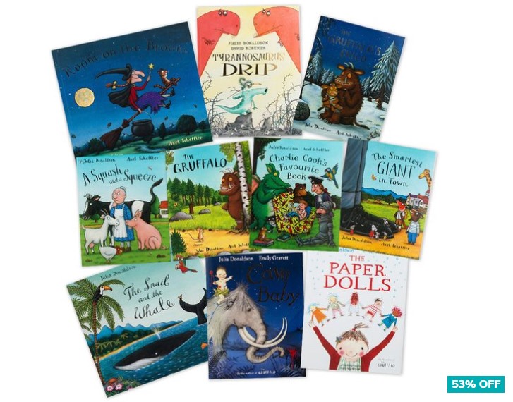 53% OFF The Julia Donaldson Collection 10-Book Pack $34.99 (Don’t pay $74.99)