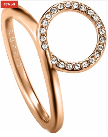 63% OFF Esprit Allison Stainless Steel Ring $47.40 (RRP$128)
