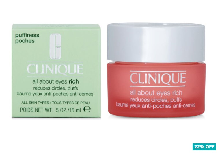 22% OFF Clinique All About Eyes Rich Cream 15mL $44.99 (Don’t pay $58)