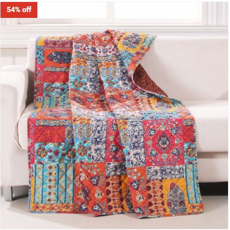 54% OFF Greenland Home Fashions Indie Boho Reversible Throw $39 (RRP$84)