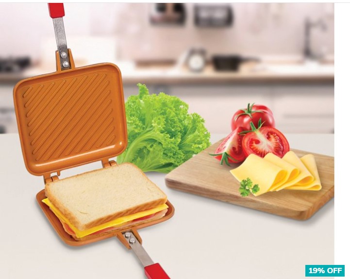 19% OFF Copper Pro 34cm Sandwich Press $19.99 (Don’t pay $24.95)