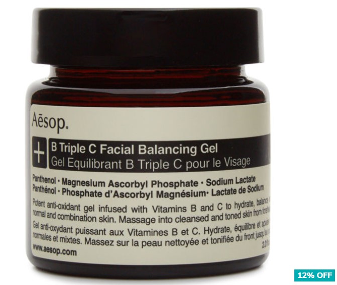 12% OFF Aesop B Triple C Facial Balancing Gel 60mL $114 (Don’t pay $130)