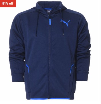 51% OFF Puma Mens Tech Fleece Fz Hoodie $59 (RRP$120)