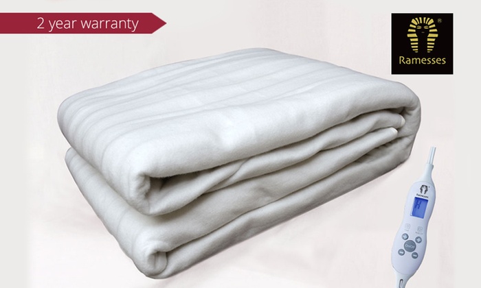 From $29 for a Washable Fitted Electric Heated Blanket $38