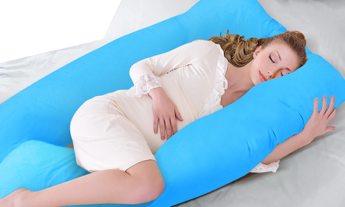 $39 for a U-Shaped Maternity Pillow with Pillow Case