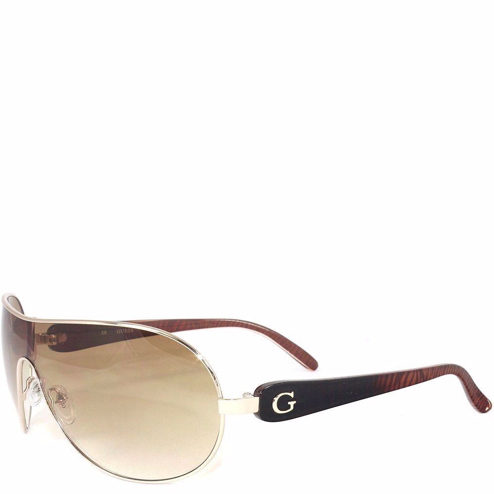 Brown Gradient Polycarbonate Lens Metal Sunglasses $39