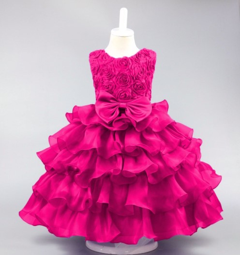 Ruffle Skirt Princess Dress Rose $29.99