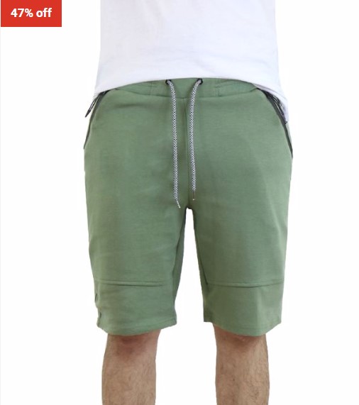 47% OFF Galaxy By Harvic Tech Fleece Short Olive $19 (RRP$36)